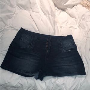 DARK DENIM JEAN SHORTS